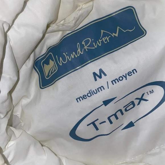 Wind River Vintage White Puffer Vest Size M - Picture 3 of 11